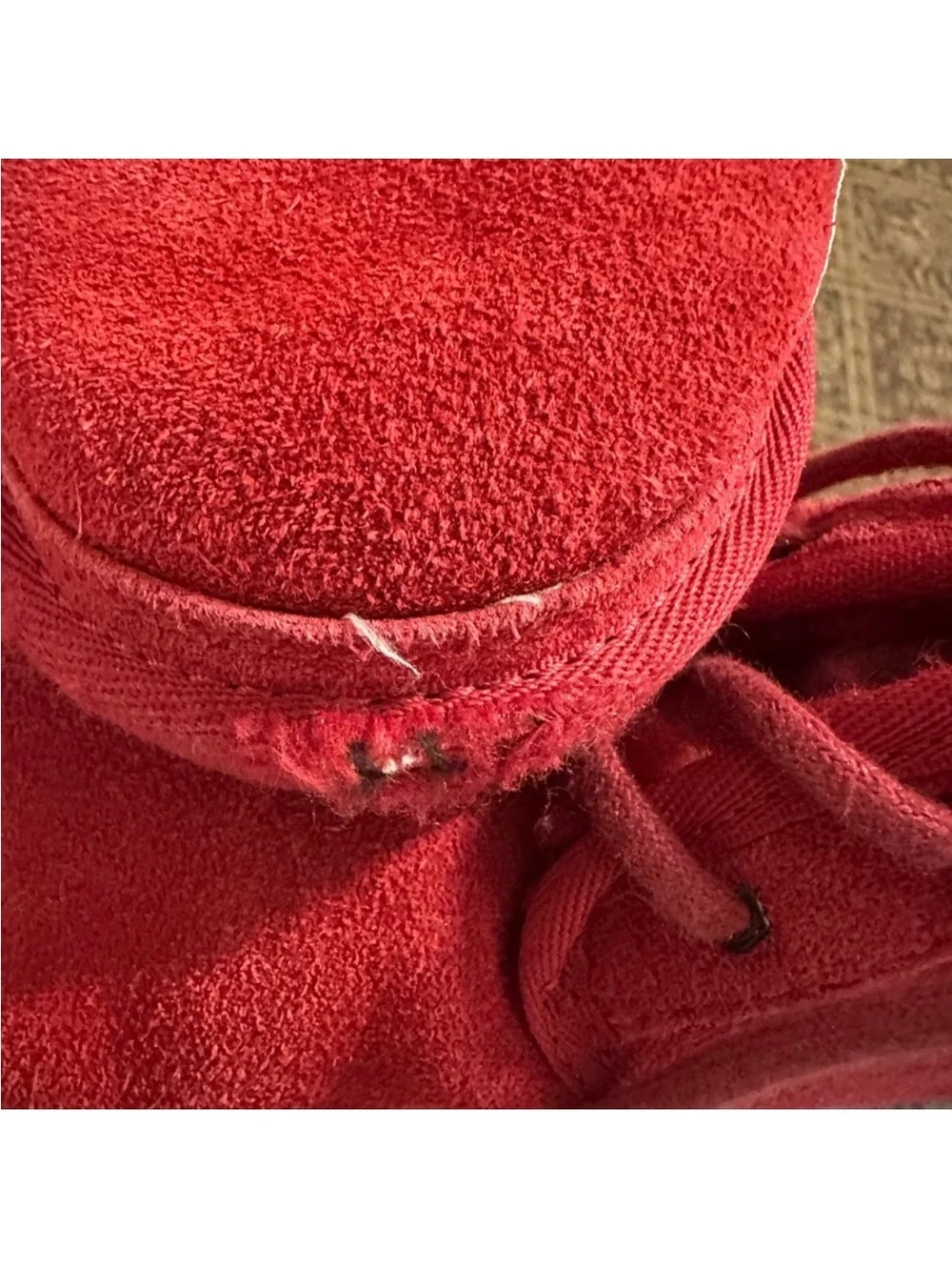 UGG Toddlers Neumel Boot Red Suede Size: 2